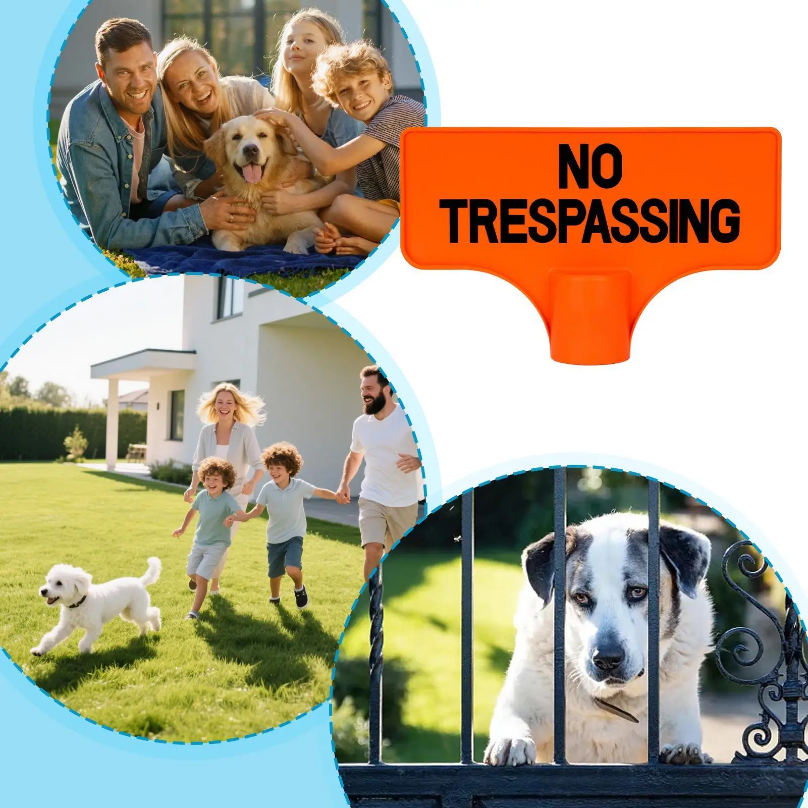 

Наружный знак заборонено вход в оранжевом воздухе, защищенный от атмосферных воздействий 3D-печать, знак частной собственности, заборонено вход в течение двора, гаража, лужайки, сада