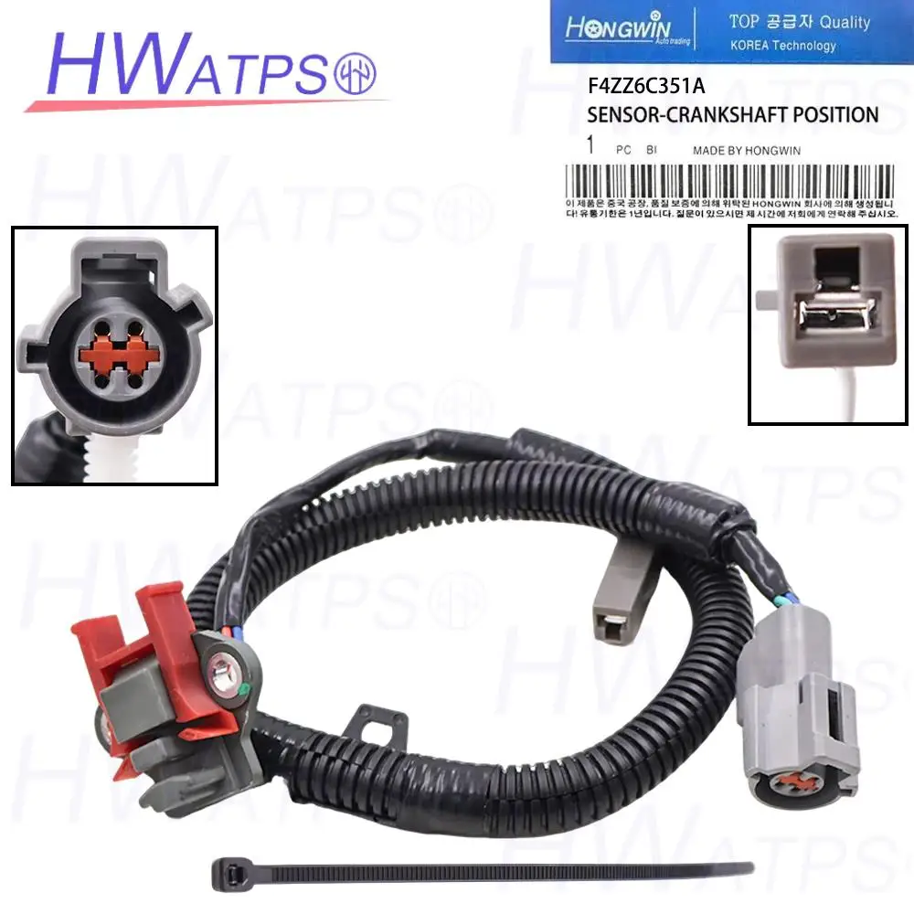 F4ZZ6C351A para Ford Ranger Tempo Mustang, Mazda B2300, Mercury Topaz 16259721 Sensor de posición del cigüeñal ZZM018370 F0TZ6C315C
