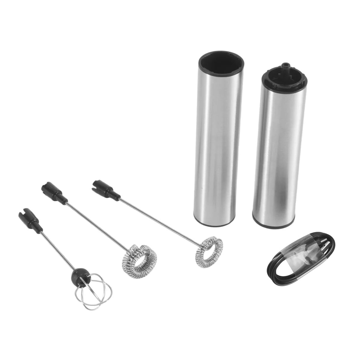 2025+ Milk Frother Handheld Coffee Frother Electric Whisk, USB Rechargeable Foam Maker Bubbler Egg Beater for Hot Chocolate