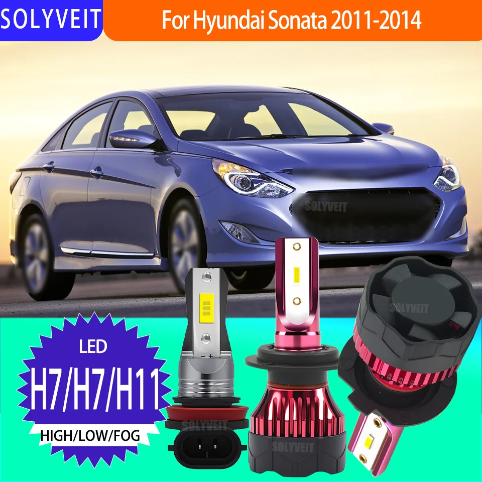 

Stable Installation Instant On High-Performance LED Car Headlight Foglamp Kit Easy Fit For Hyundai Sonata 2011 2012 2013 2014
