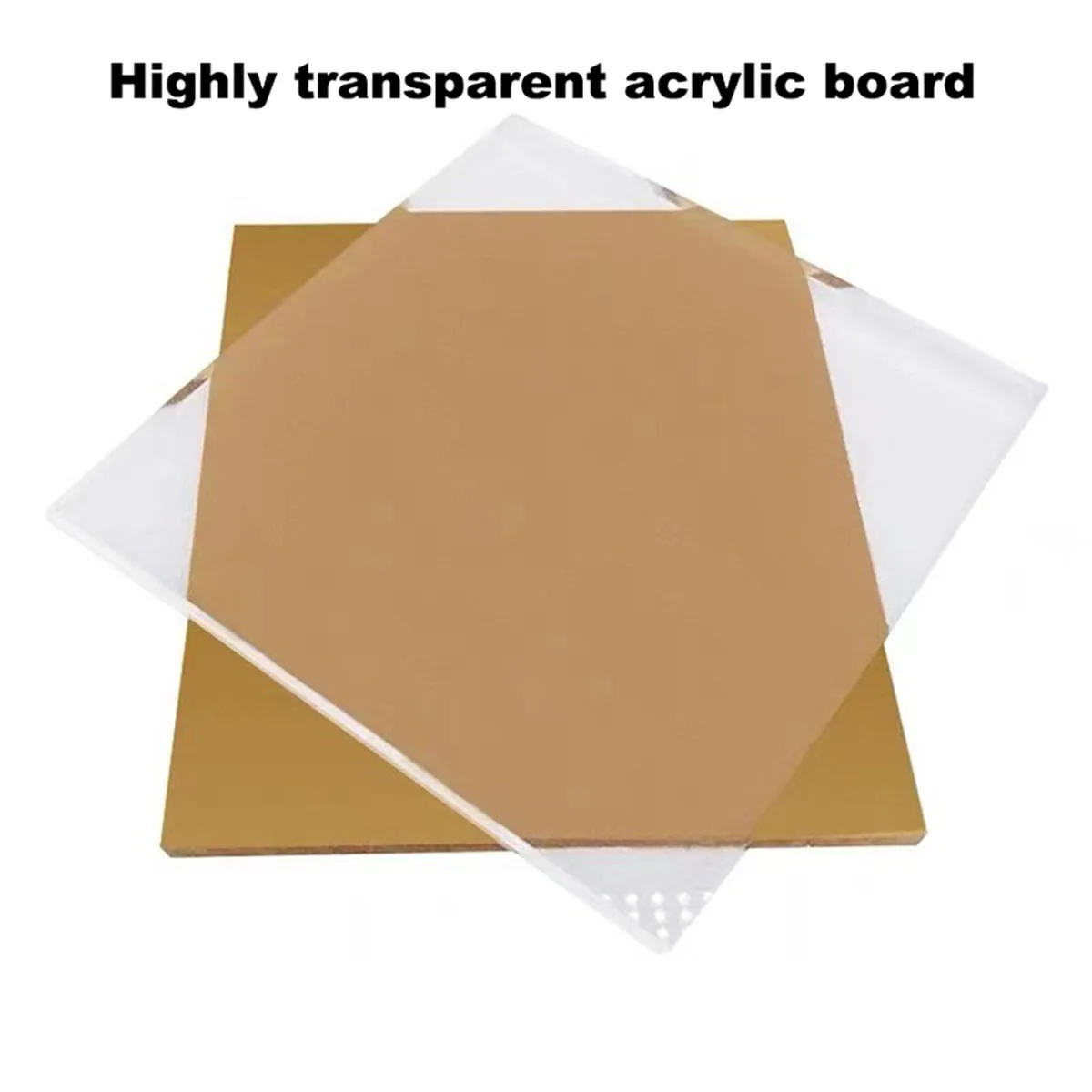 Thick 1mm-15mm High Transparency Acrylic Sheet Board Organic Glass Polymethyl Methacrylate 100*100