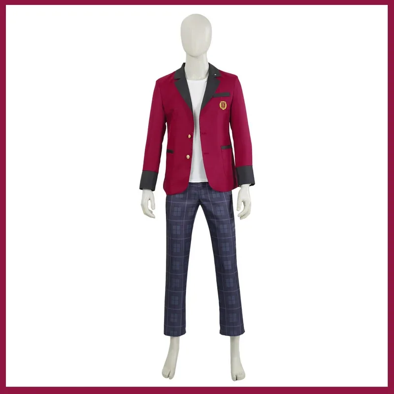 

Американские фильмы Eiga Kakegurui Ryota Suzui Косплей Костюм Британский стиль Школьная форма Клетчатые брюки Парик Мужской костюм кампуса