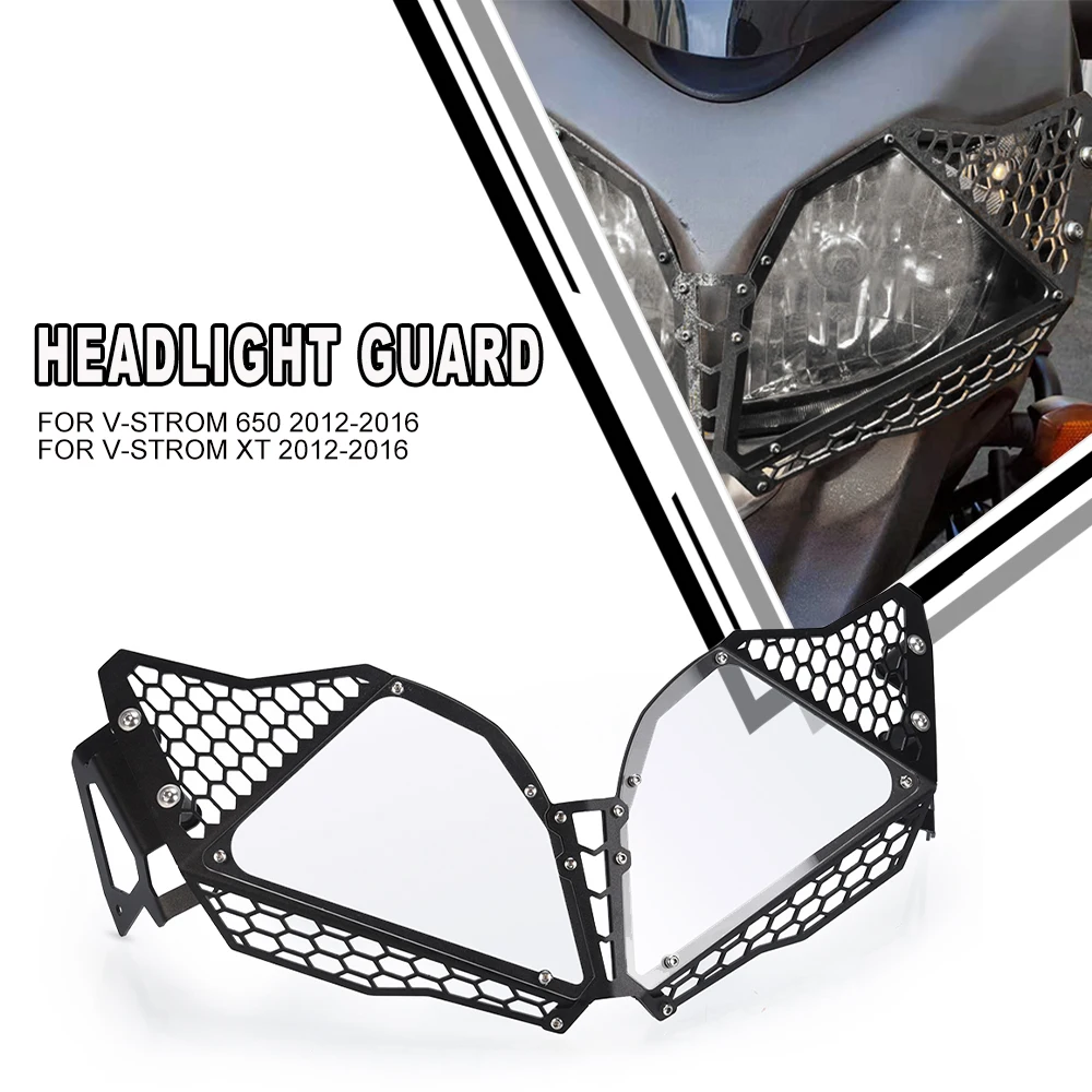 

Motorcycle V-STROM 650 Headlight Grill Guard Protector Cover For Suzuki DL650 V-Strom 650XT 2012-2016 2015 2014 2013 V-STROM XT