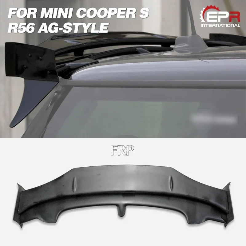 For Mini Cooper S R56 2006-2013 AG-Style Frp Unpainted Rear Spoiler (Cooper S Only) Rear Wing Exterior Body Kits Car-Styling