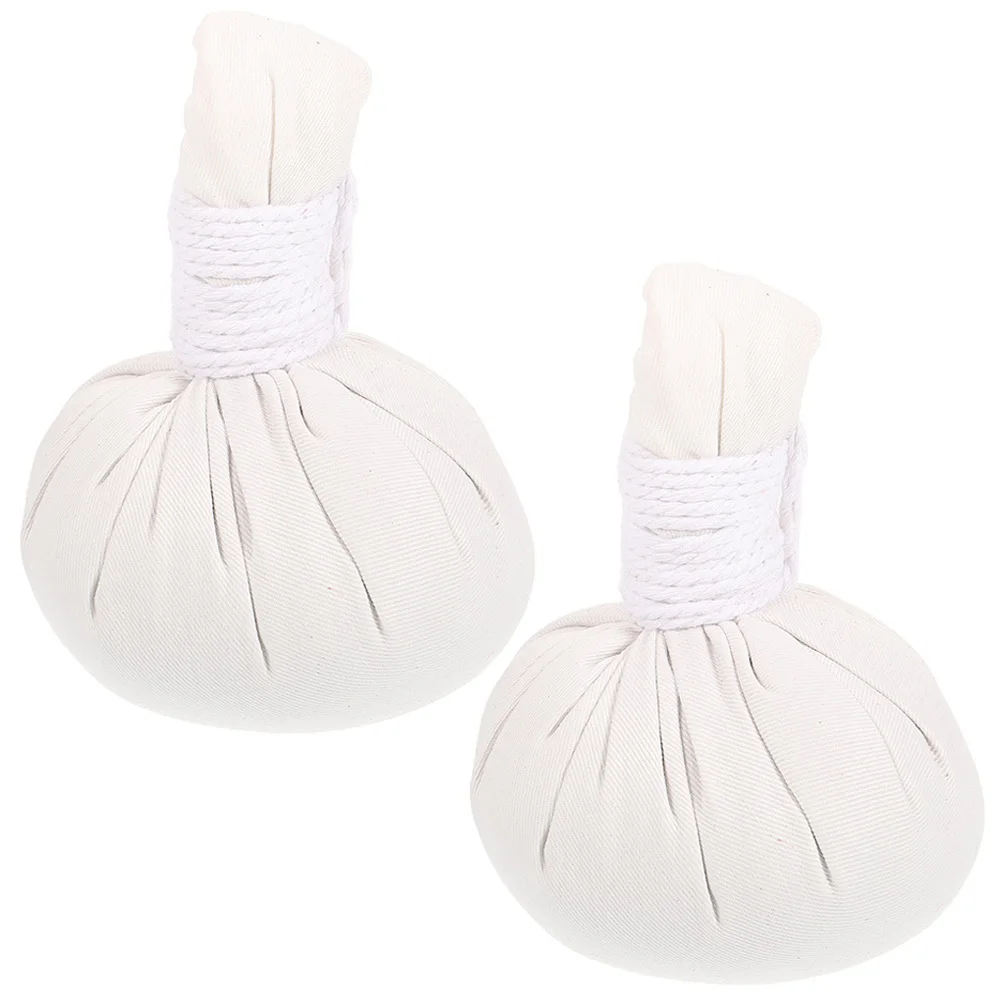 

2Pcs Herbal Compress Ball Pure Cotton Massage Ball for Hot Therapy Sore Muscle Relief Relaxation Gift Warming Herbal Poultice