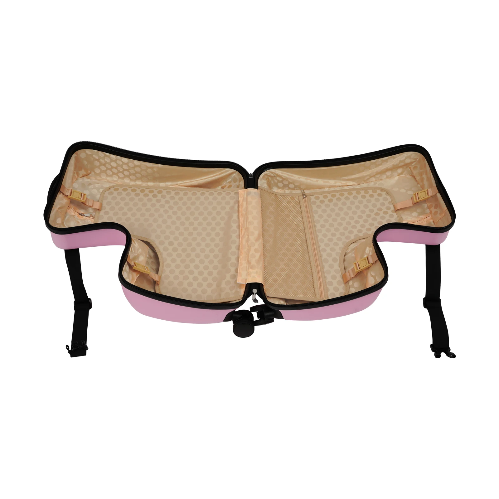 حقيبة عربة أطفال مع مقعد وحزام أمان قابل للتعديل، سعة 20 لتر، تحميل 66 رطل، قفل مكون من 3 أرقام، للأطفال من سن 3 إلى 6 سنوات