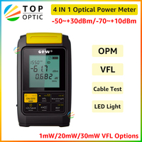 Mini 4 in 1 Multifunctional Optical Power Meter Visual Fault Locator Network Cable Test Optic Fiber Tester OPM 1mW 20mW 30mW VFL