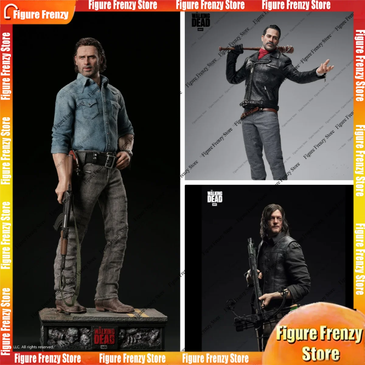 Special OfferQS INART 1/6 Zombie walker Rick Graham Negan Smith Daryl Dixon Wrench Brother Collectible Action Figure