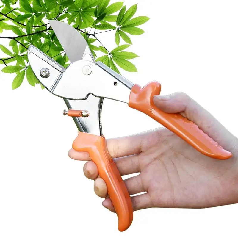 Gardening Scissors V-Shaped Garden Clippers Tree Trimmers Secateurs Garden Flower Pruner Branch Cutters Hand Tool For Plant