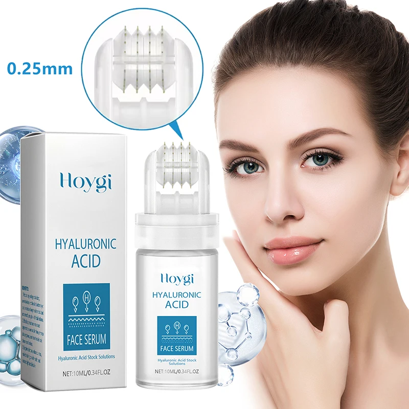 

10ML 0.25mm Micro Needle Roller Hyaluronic Acid Serum for Facial Hydration And Firming - Skin Care Beauty Line