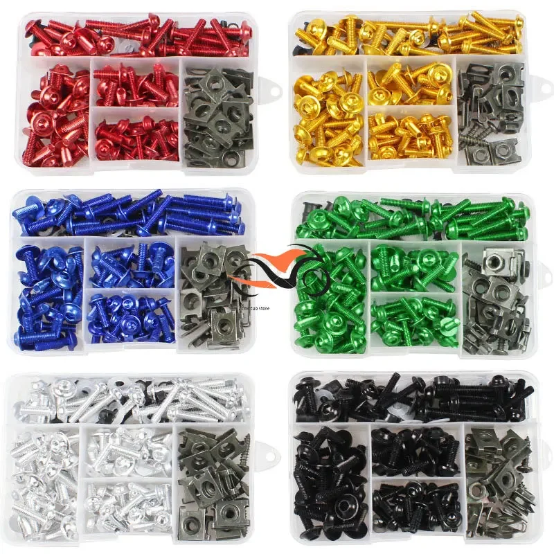 177PCS Motorcycle Fairing Bolts Screws Nut Kit For DUCATI 848 SCRAMBLER DIAVEL MONSTER 821 796 696 MULTISTRADA 1200 PANIGALE V4