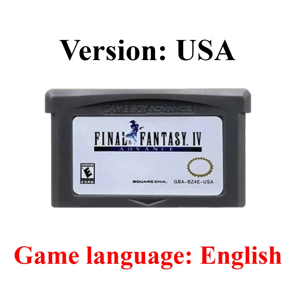 GBA Englische Spielkassette Final Fantasy Advance Wars Metroid Kirby Golden Sun Doom of Fire für GBA SP Spiel Klassische Spielkarte – Detail 16