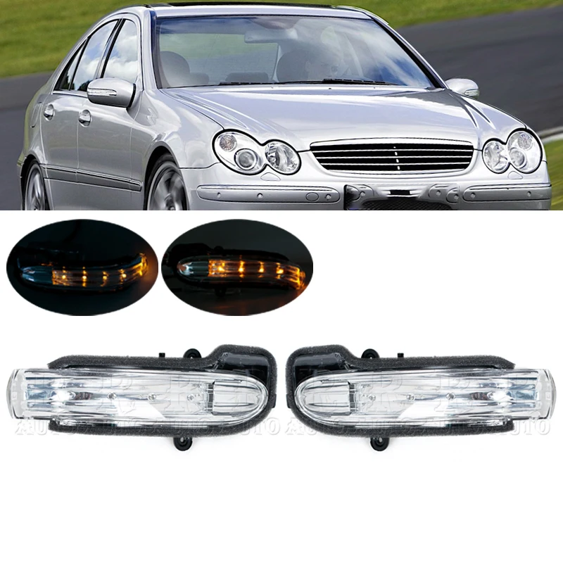 Car LED Turn Signal Light For Mercedes Benz W203 4Door 2004 2005 2006 2007 Indicator Side Lamp Rearview Mirror Light A2038201621