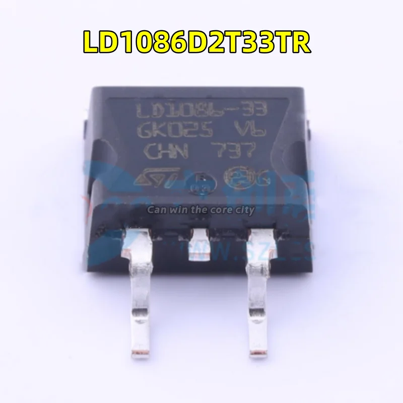 

1-100 PCS/LOT LD1086D2T33TR Screscreen LD1086-33 package TO-263-3 New original three-end regulator