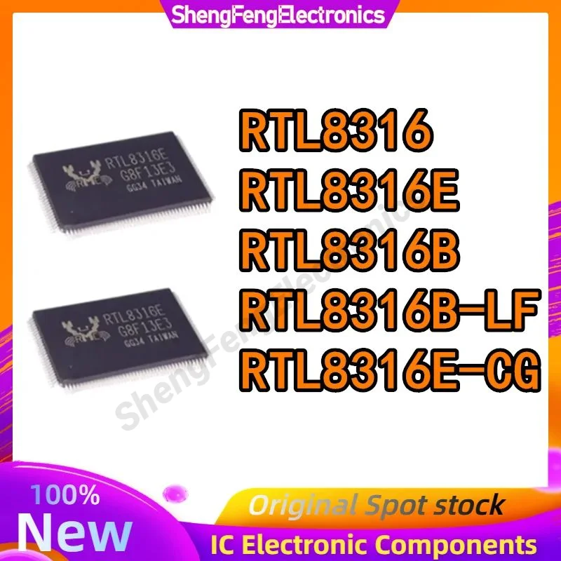 5PCS RTL8316E RTL8316E-CG RTL8316 RTL8316B RTL8316B-LF Qfp-128 New original