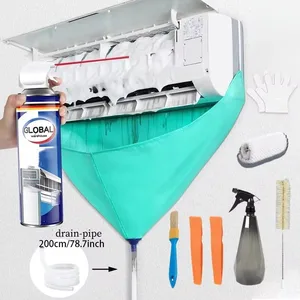 1/6/8 قطعة غطاء تكييف مكيف هواء مقاوم للتسرب مع مجموعة كاملة من أدوات التخلص من الغبار أفضل 10 مصانع لحماية مكيفات الهواء - رقم 4