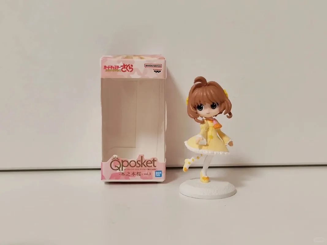 Echte Bandai Cardcaptor Sakura Q Posket Mini-actiefiguur Sakura Series 2-collectie Decoratie Ornament Model Speelgoedgeschenken