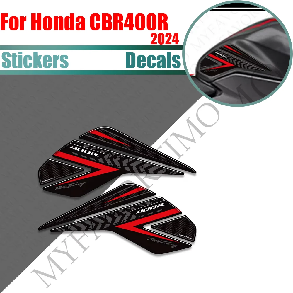 

For Honda CBR400R 2024 Motorcycle Fuel Tank Pad Sticker Epoxy Resin Decals Moto Customizing Sticker R