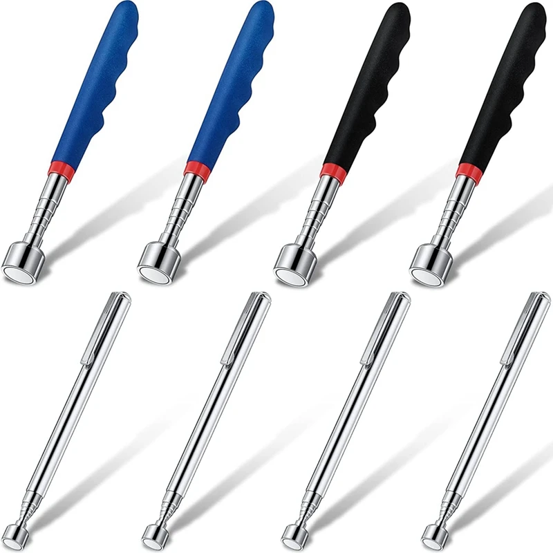 

8 Pieces Telescoping Magnetic Pickup Tool 20 Lbs, 3 Lbs Magnetic Pick-Up Grabber 30 Inch Magnet Stick Retrieval Tool Metal