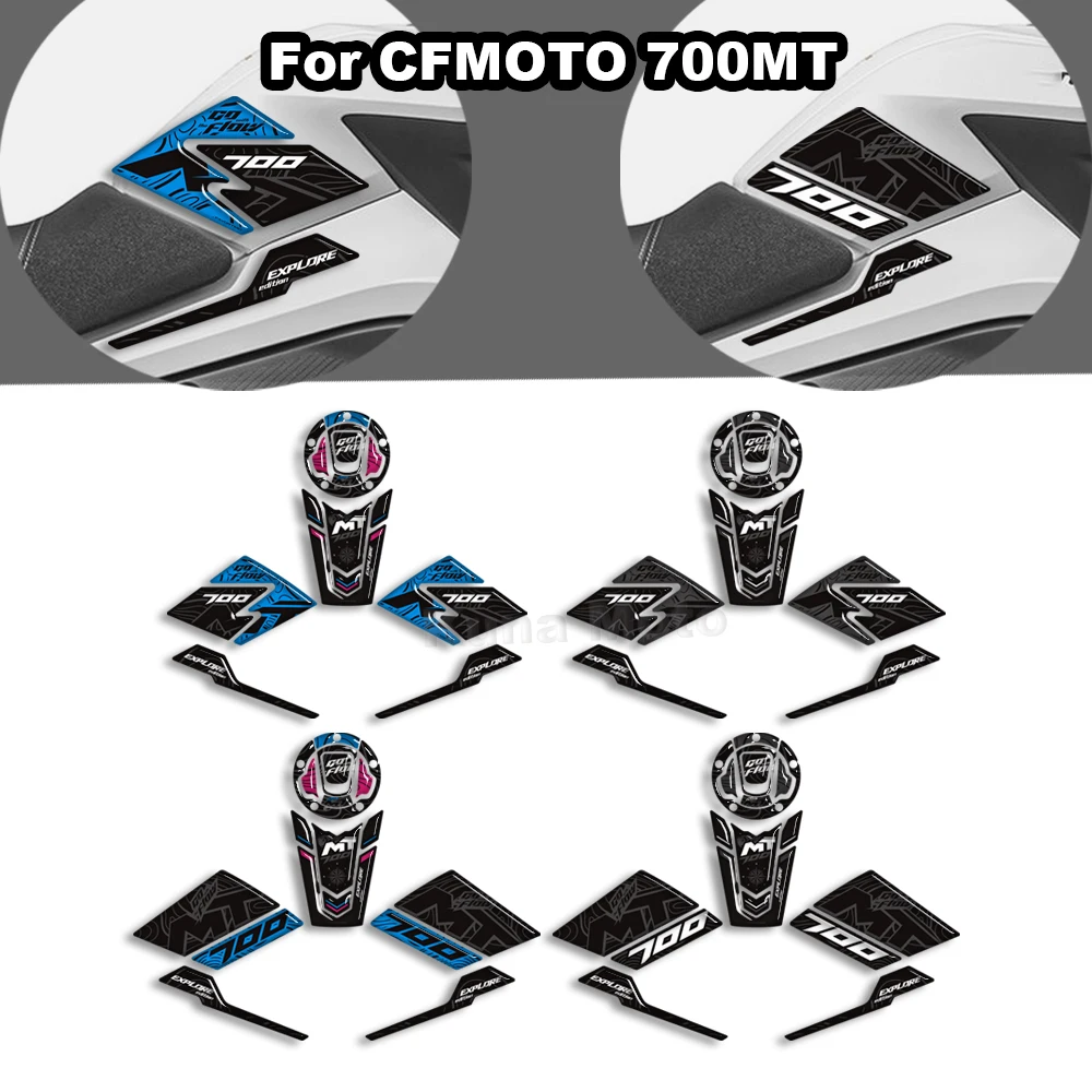 

Для CFMOTO 700MT 700 MT 700 новые наклейки на бак мотоцикла, боковые наклейки на бак, защитный комплект, украшение