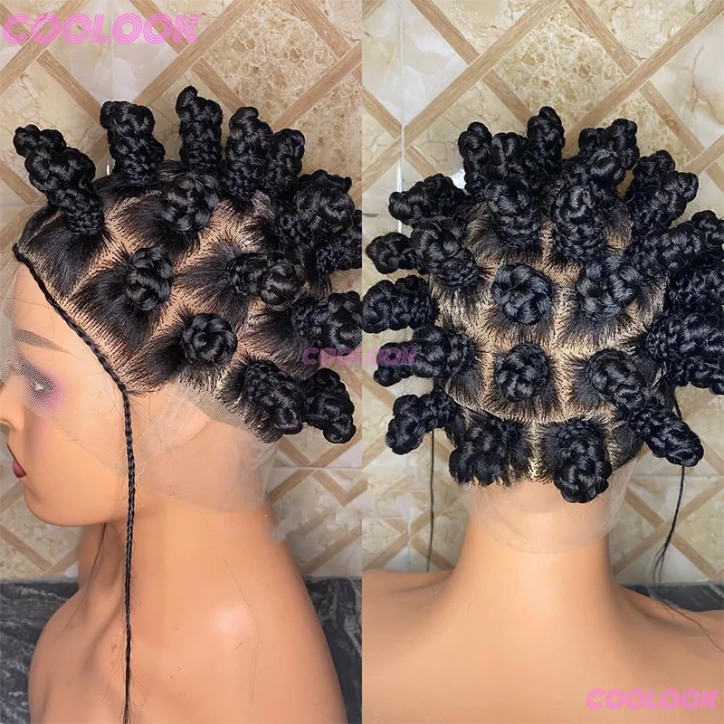 

16 "синтетические плетеные парики для чернокожих женщин Cornrow Box Braids Wig Парики фронта шнурка с волосами ребенка Дешевые косы Африканские парики