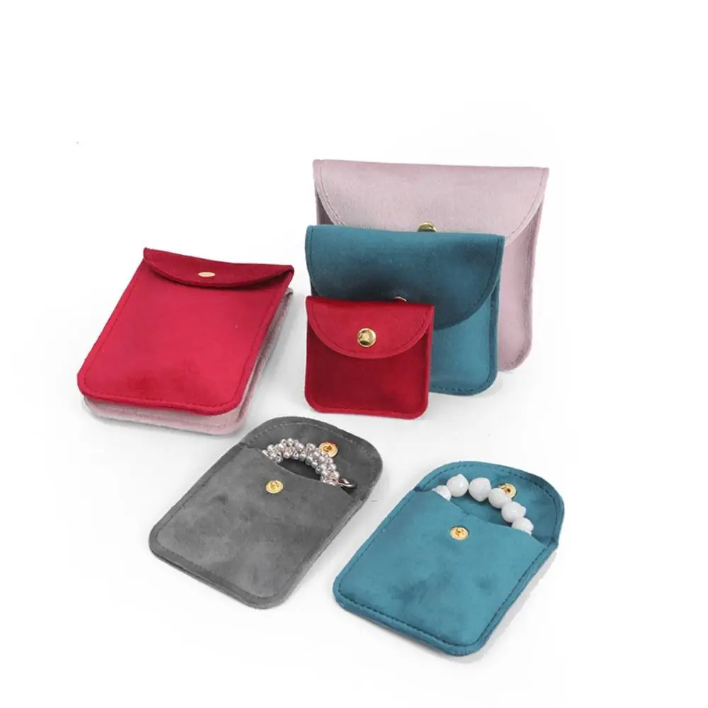 

5Pcs Velvet Jewelry Packing Bag Rings Necklace Large Capacity Jewelry Display Box Organizer Bracelet Earrings