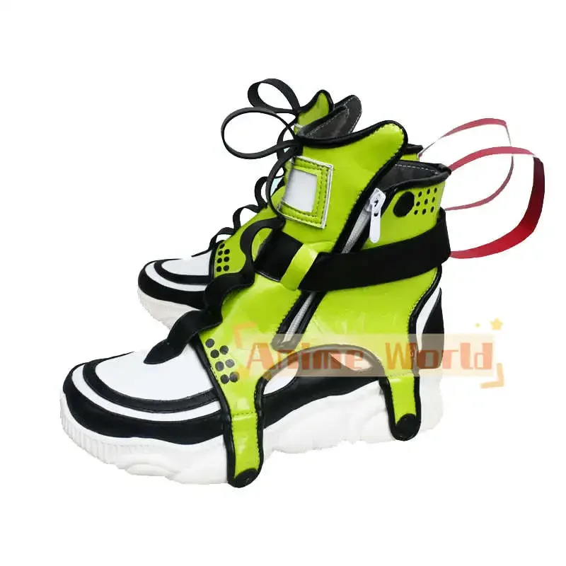 Zenless ゾーンゼロアンビーデマラコスプレ靴ブーツカスタムメイドハロウィンカーニバルパーティーの小道具