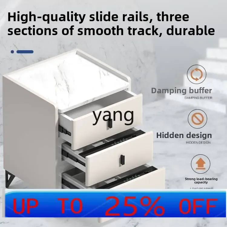 

LH bedside table integrated safe drawer cabinet all-steel anti-theft multi-function invisible belt password