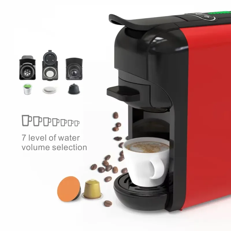For Office Professional Multi Function Coffee Automatic 5 in 1 Pod Multi Capsule Coffee Machine
