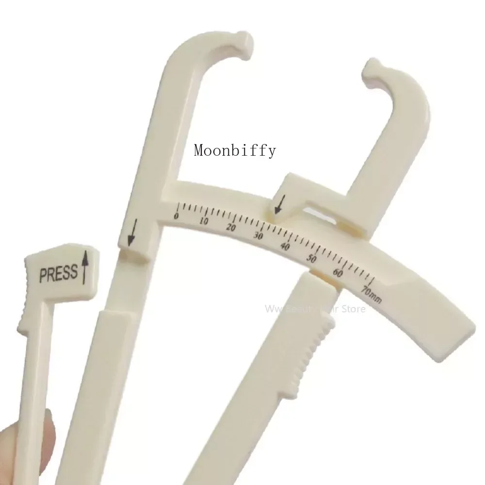 1PC Crossfit Body Fat Loss Tester Calculator Fitness Caliper Clip Measurement Slim Skin Fold Body Fat Chart Gym Equipment