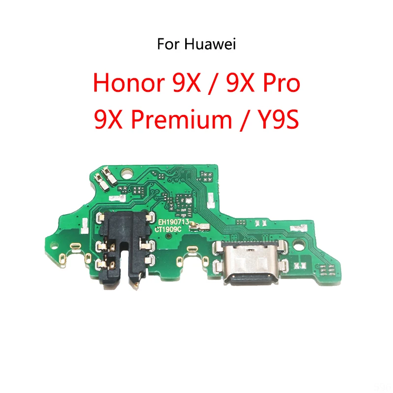 USB ชาร์จแท่นวางพอร์ตซ็อกเก็ตแจ็คเชื่อมต่อชาร์จ Flex Cable สําหรับ Huawei Honor 9X Pro / 9X Premium / Y9S