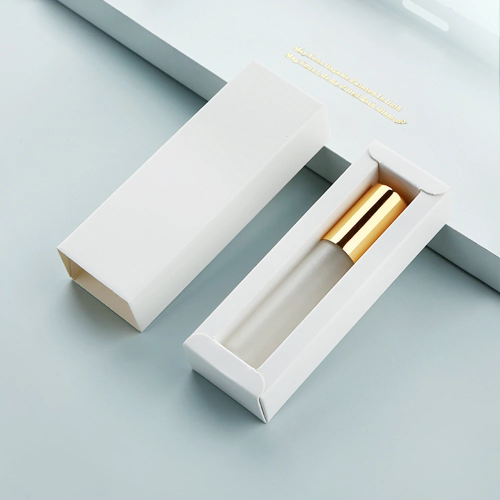 10/20 Pcs 10ml Frosted Glass Perfume Bottles, Compact and Portable Hydrating Spray Bottles, Reusable with Exquisite Boxes.