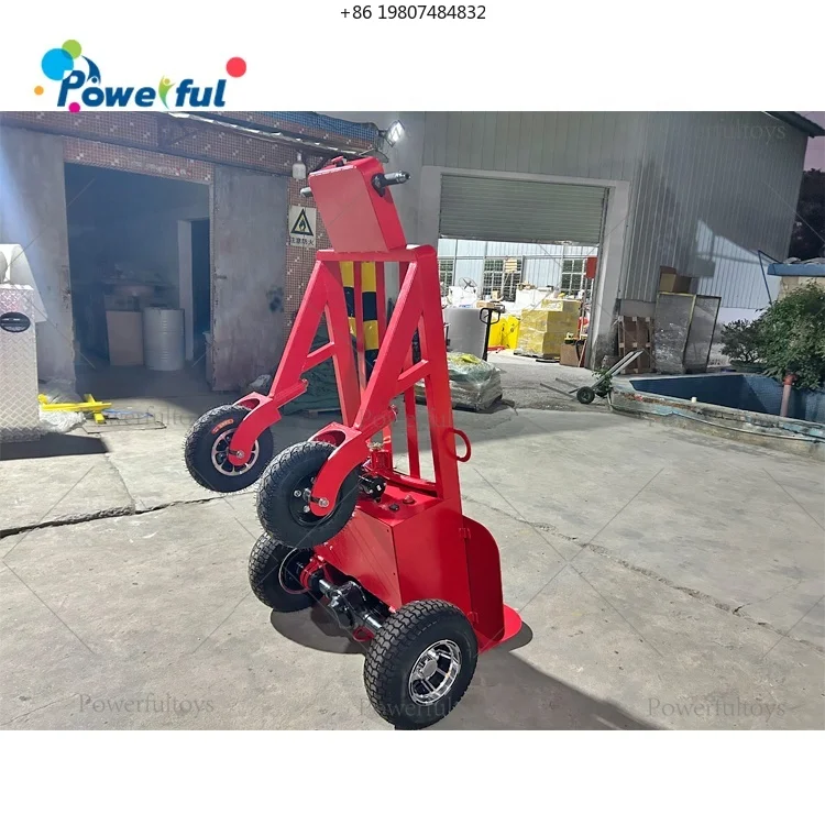Aliexpress Hot Sale Electric Wheel Storage Trolley, Stainless Steel Dolly with Electric Winch for Trailer Movement