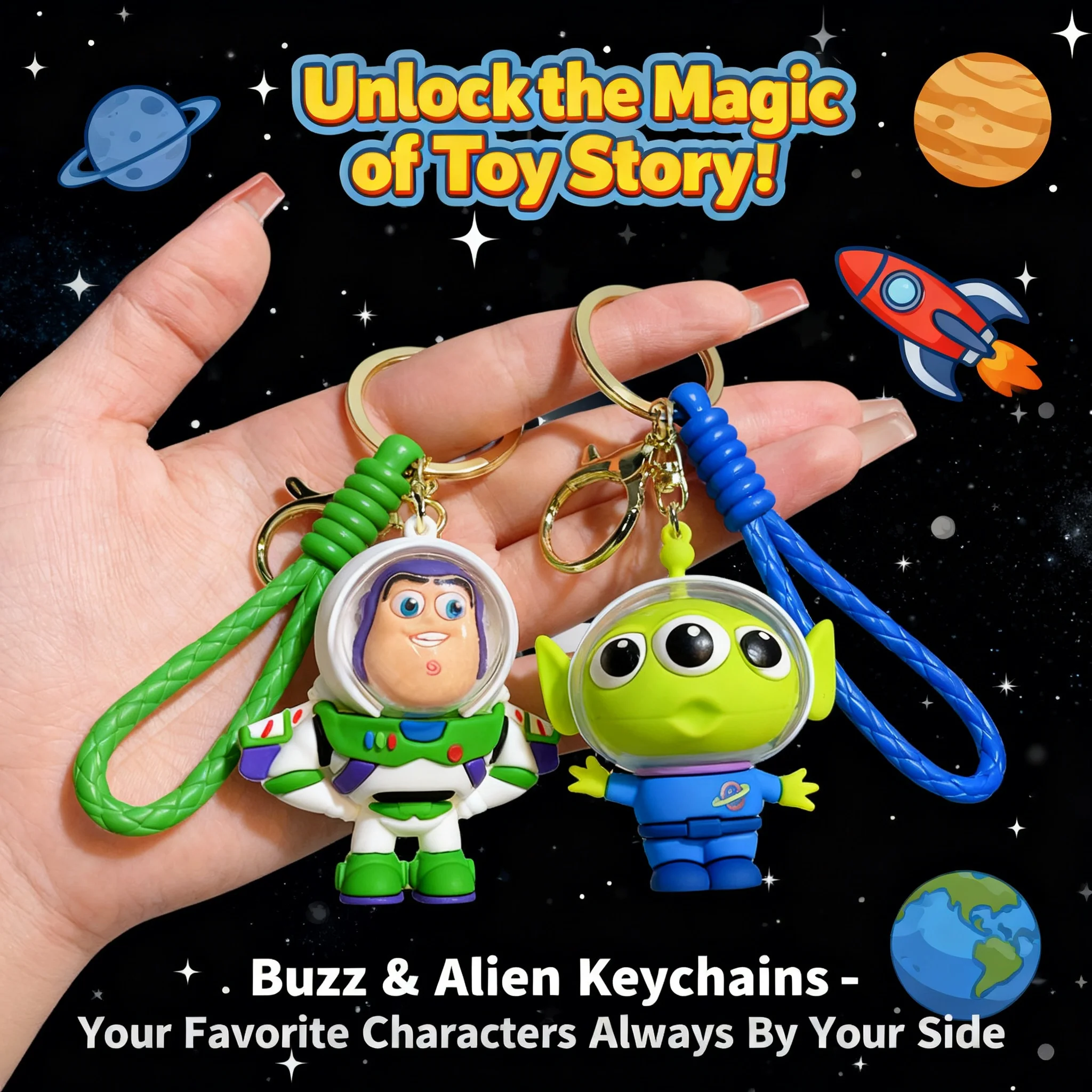 

Брелок-космонавт из «Истории игрушек», инопланетянин Базз Лайтер, плюшевый медведь-клубничка, подвеска для сумки, плюшевая кукла-фигурка из автомата с игрушками