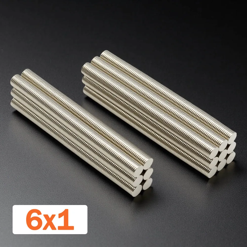 

6x1mm Round imanes Refrigerator magnets for DIY Office Whiteboard Workshop