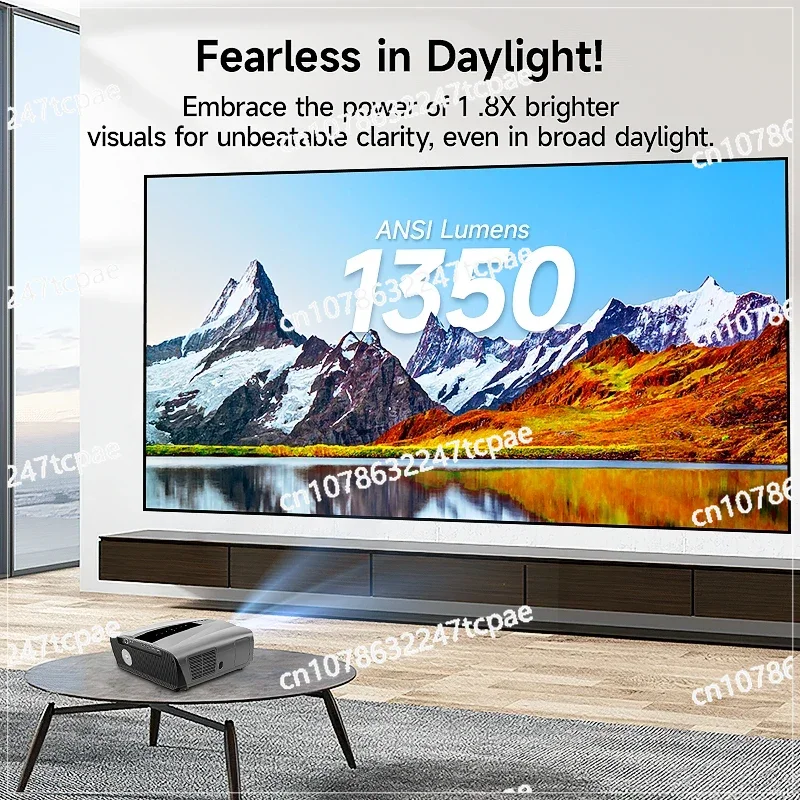 

300inch Big Screen 4K Enclosed Projector for Restaurant Professional Manufacturer Smart Wireless TV Music Portable Projector
