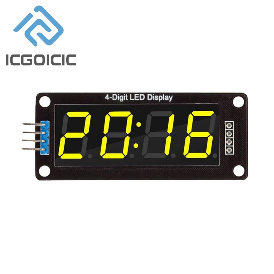 TM1637 4-cijferige 7-segment LED-displaymodule met Colon 0,56" voor Arduino Clock Timer