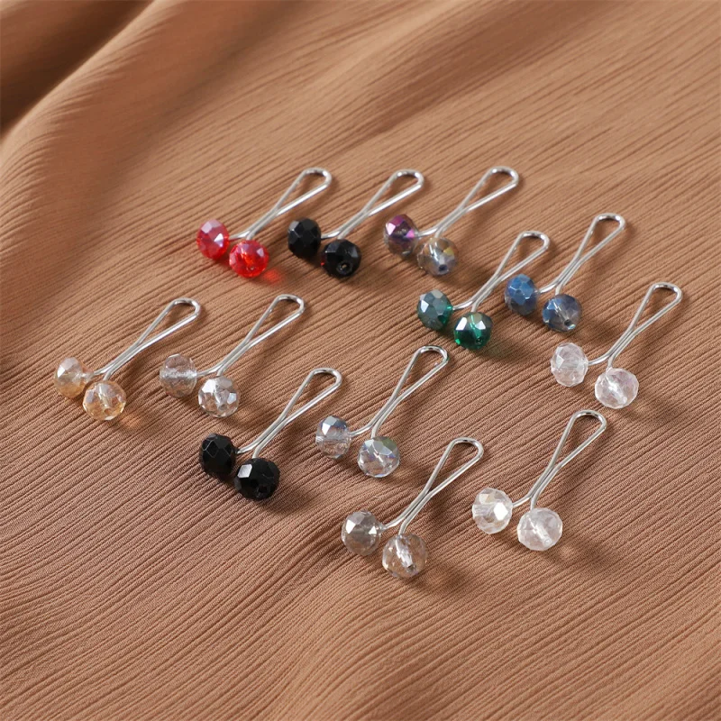 High Quality Scarf Scarf Clip Crystal Ball OrnamentUType Clip Scarf Buckle Fixed Clip Shawl Buckle