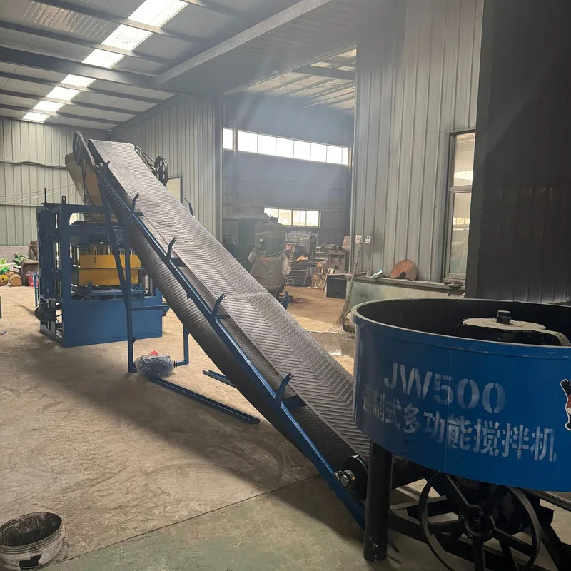 대형 완전 자동 유압 중공 포장 블록 시멘트 생산 라인 점토 적벽돌 제조 기계