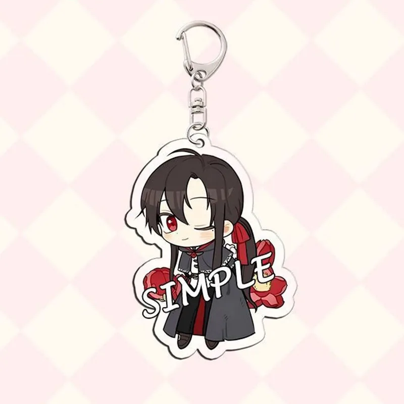 أنيمي الذي جعلني الأميرة تأثيري المفاتيح للجنسين Kawaii الاكريليك قلادة كيرينغ مفتاح سلسلة حقيبة الملحقات هدية #5