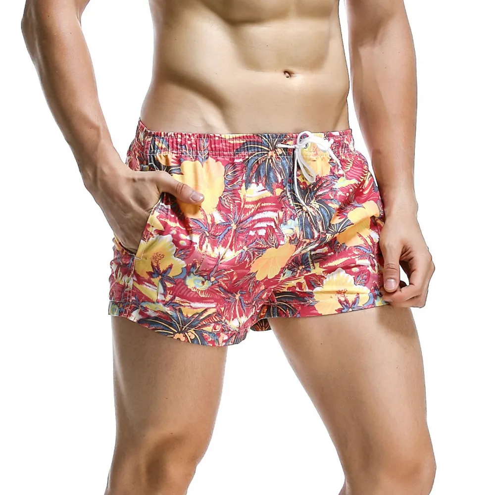 Short respirant à taille élastique pour hommes, vêtement de Sport, de planche, de loisirs, à motif imprimé, de Surf, d'entraînement à la plage, nouvelle collection, PF070