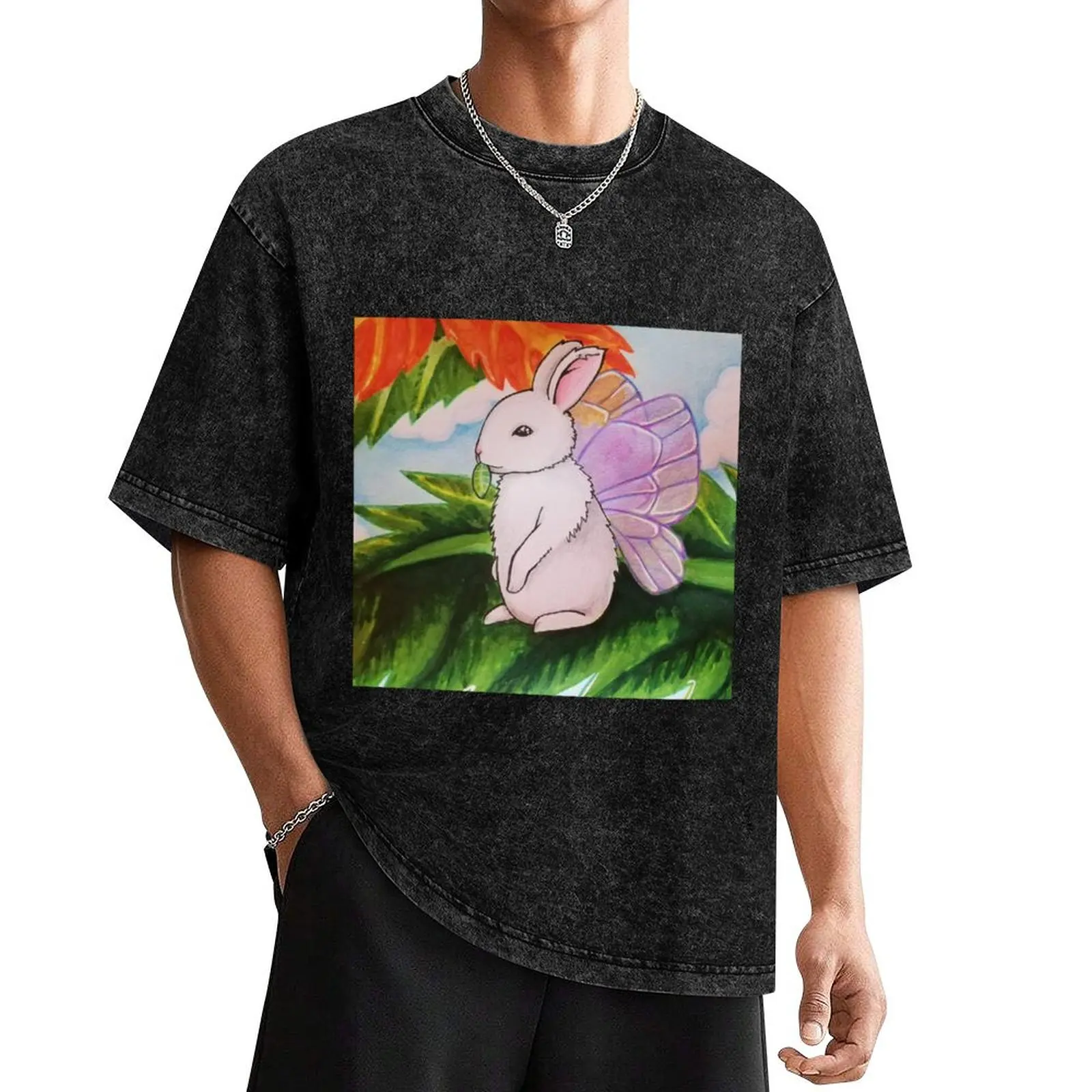 Faerie Bunny T-Shirt custom shirt anime t shirts black t shirts for men