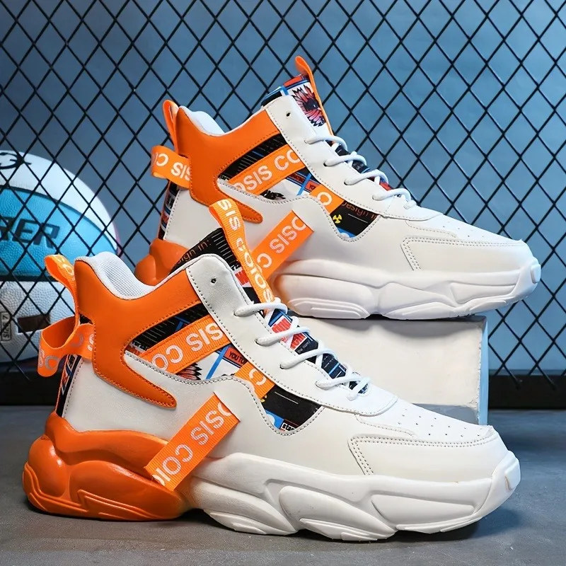 

Men's Breathable Sports Plaid Cushioning Running Shoes for Basketball Tennis and Casual Use Men's and Women's Training Shoes