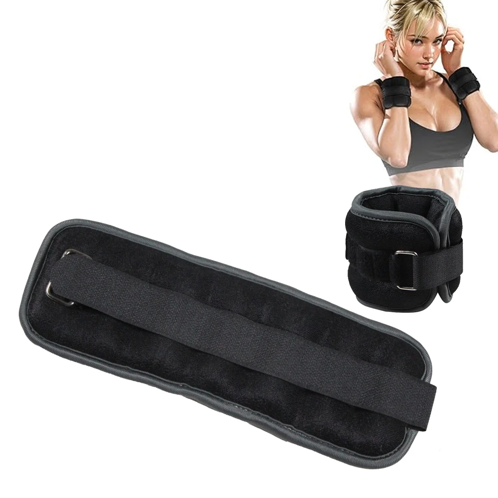 1 Paar verstellbare Knöchelgewichte (0,5 kg/1 kg) – Bein- und Handgelenk-Gewichtsbänder für Damen und Herren, gewichtetes Knöchelgewichte-Set für das Training