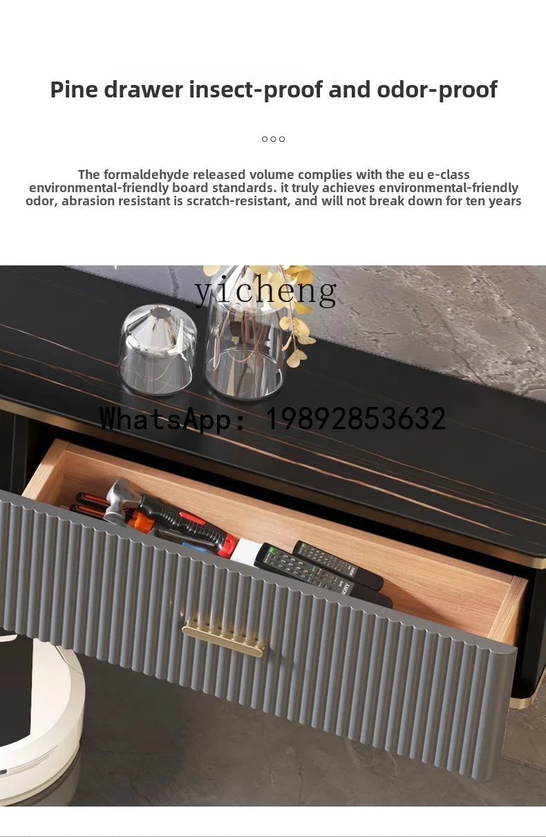 AA cabinet suspended small apartment modern simple master bedroom wall-mounted living room video cabinet