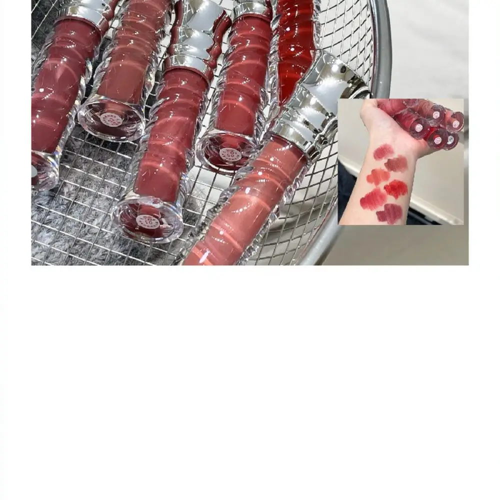For For Kakashow Matte Velvet Lip Tint Waterproof Long Lasting Lip Glaze Soft Mist Finish Natural Rose Makeup Look