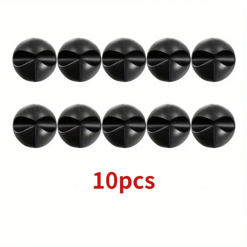 10pcs Car dashboard, mobile phone charger, cable manager - hook, headphone cable organizer, clamp, car interior accessories