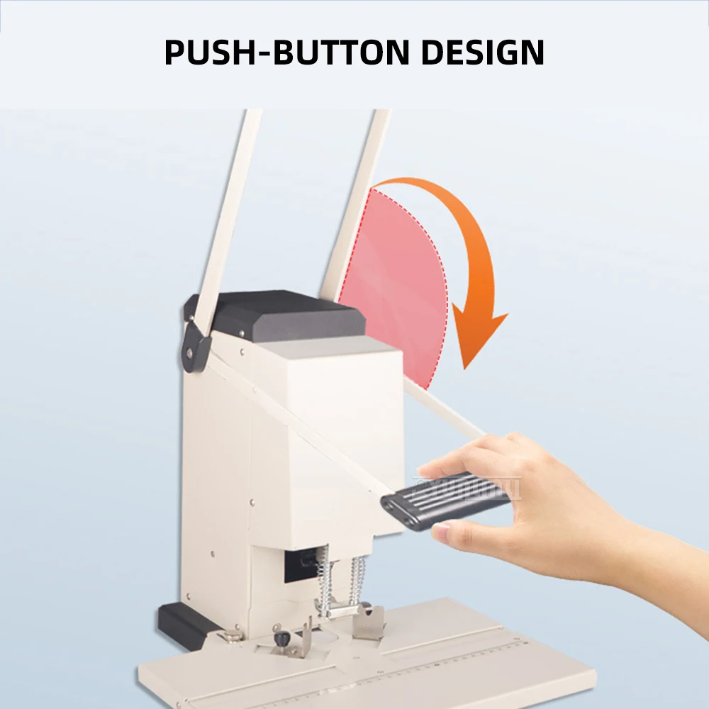 U-DP301 Electric & Manual Punching machine Single Hole Tag/Label drilling Machine 30mm drilling thickness