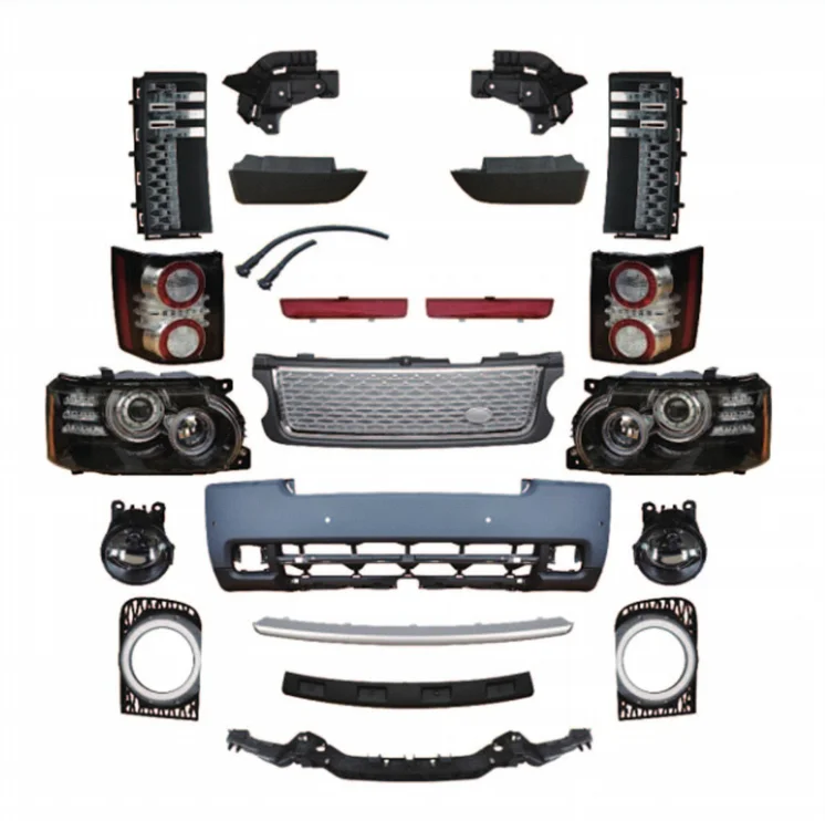 

Комплект кузова Range Rover OEM Range Rover L322 2002-2009, модернизация подтяжки лица до 2010-2012, аксессуары для отделки