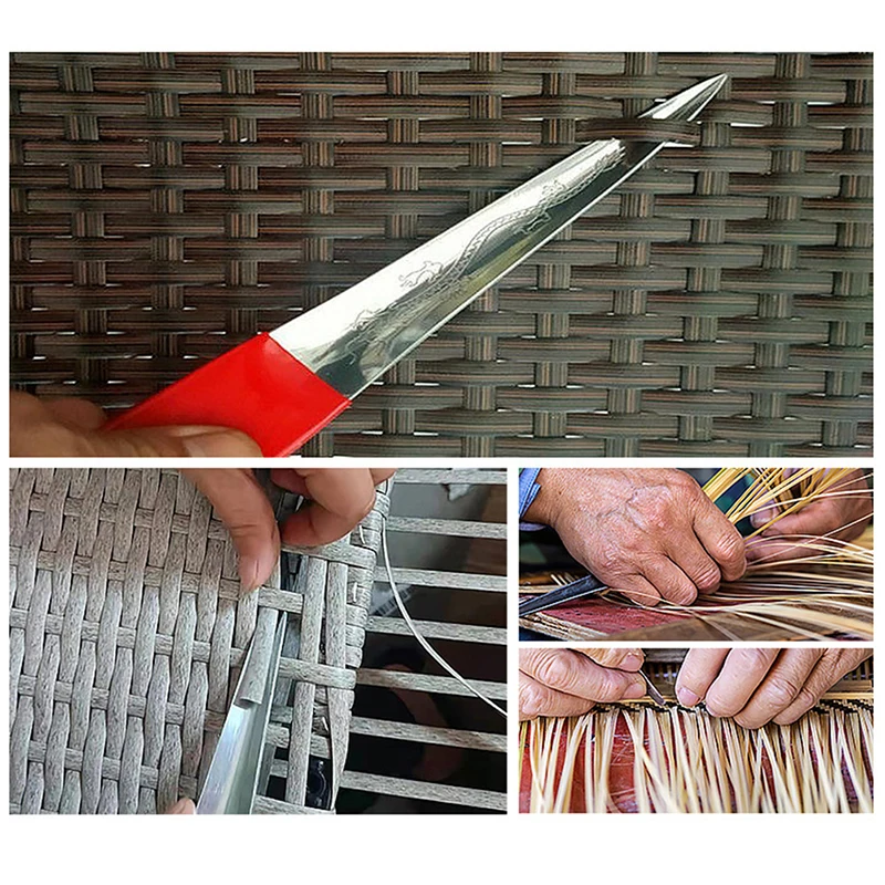 Coltello fai da te leva Cutter strumento acciaio al Manganese ago mobili in Rattan coltelli da lavoro lama tessitura strumenti di riparazione